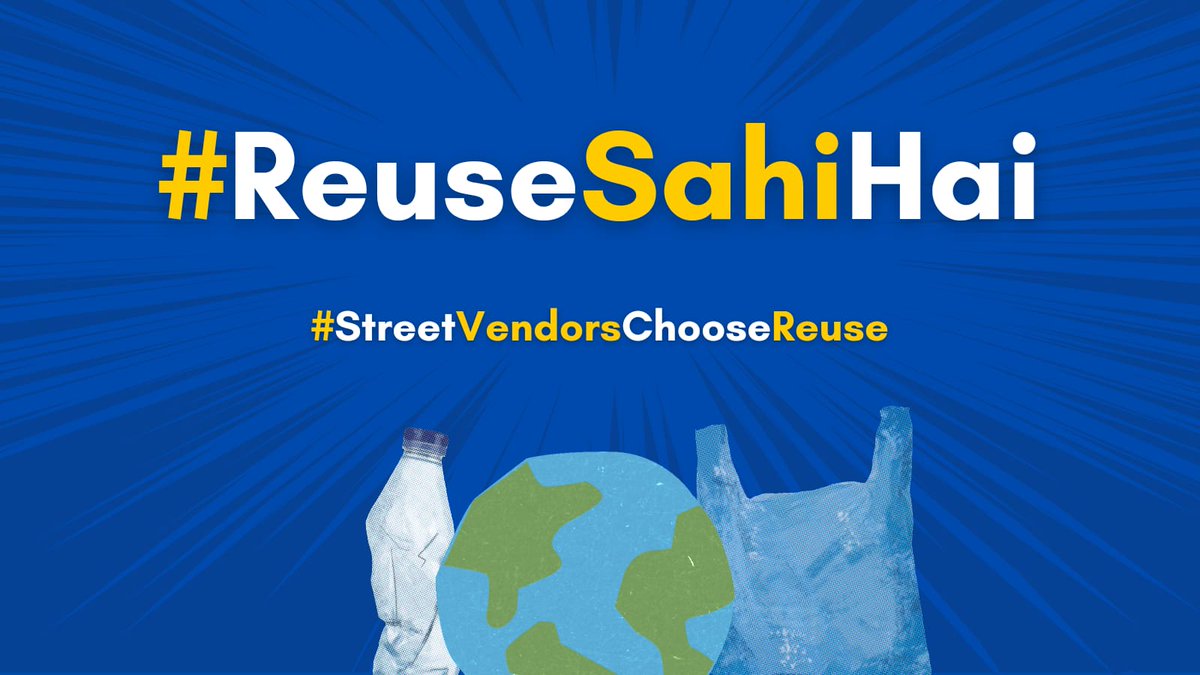 Street Vendors need a solid #REUSE system in place in lieu of the unequal single use plastic ban #reusesahihai #streetvendorschoosereuse