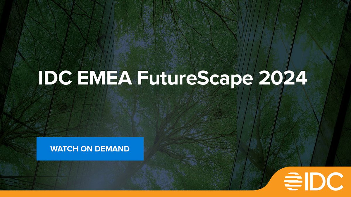 Sustainability is about taking action. Listen to our experts and move from ambition to action! Watch our webcast here: bit.ly/IDC_webcast