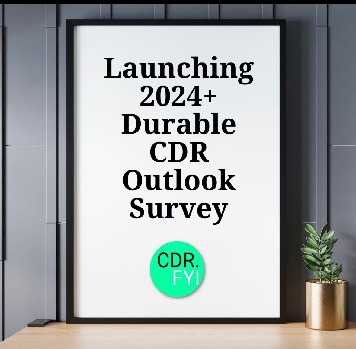 cdr_fyi's tweet photo. Big news 

Today we’re launching the world’s first supplier and buyer survey at https://t.co/ayr67qvEre 🔗👇

You all have weighed in, and want us to ask the hard questions facing CDR, like… https://t.co/NnBZq2vrD4