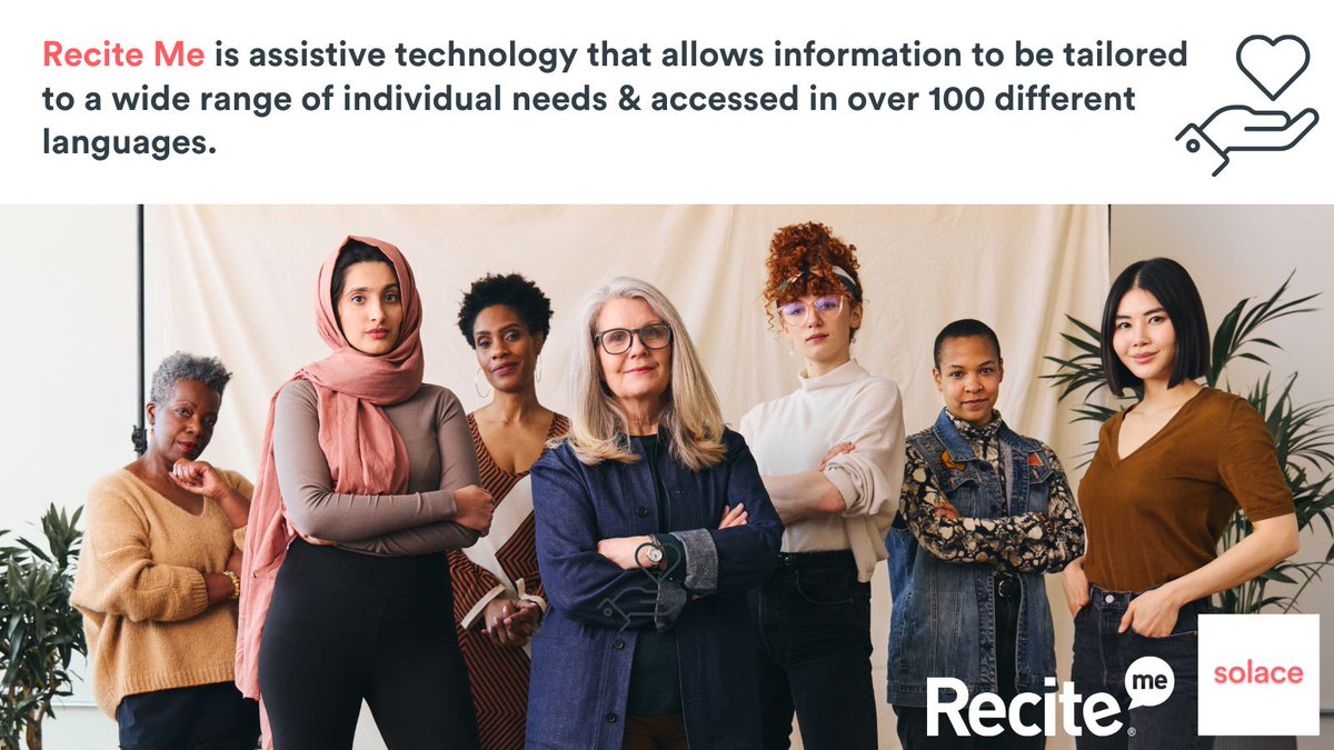 2 million people in the UK have a visual impairment. One of our aims is to ensure that all women & girls are aware of our services should they need them, with this in mind we’re using @reciteme technology on our website: bit.ly/SWAReciteMe #Accessibility #Inclusion
