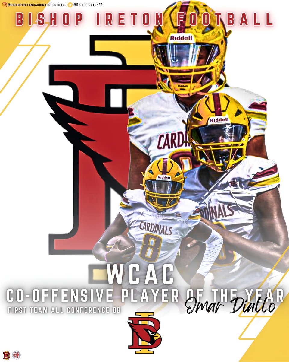My staff and I are proud of this young man walking out on faith to become a Cardinal two years a go. This youngmans contributions to BI Football will never be forgotten! One thing for sure is that he will play at the Next Level! Congrats Omar we are proud of you‼️BIBI🔥💪💪💰🏈💯