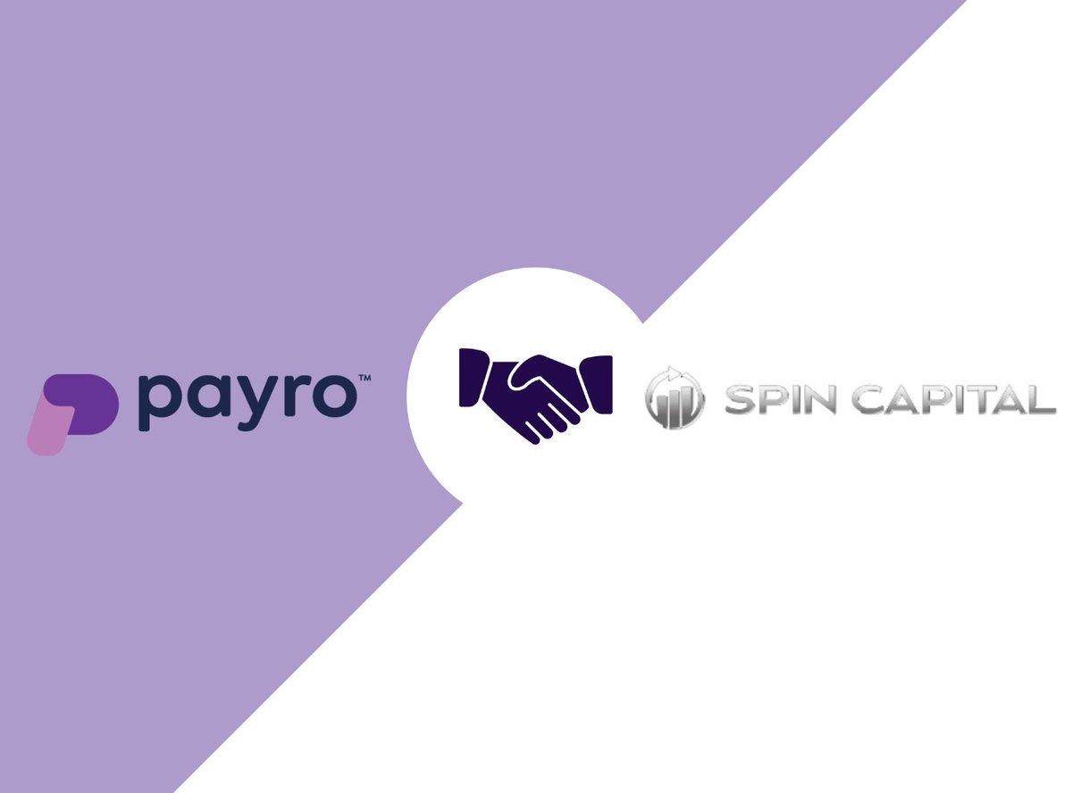 PayroFinance's tweet photo. Payro is excited to announce our partnership with Spin Capital! We look forward to bringing your clients Peace of Mind when it comes to payroll. https://t.co/5QrR7LuacL