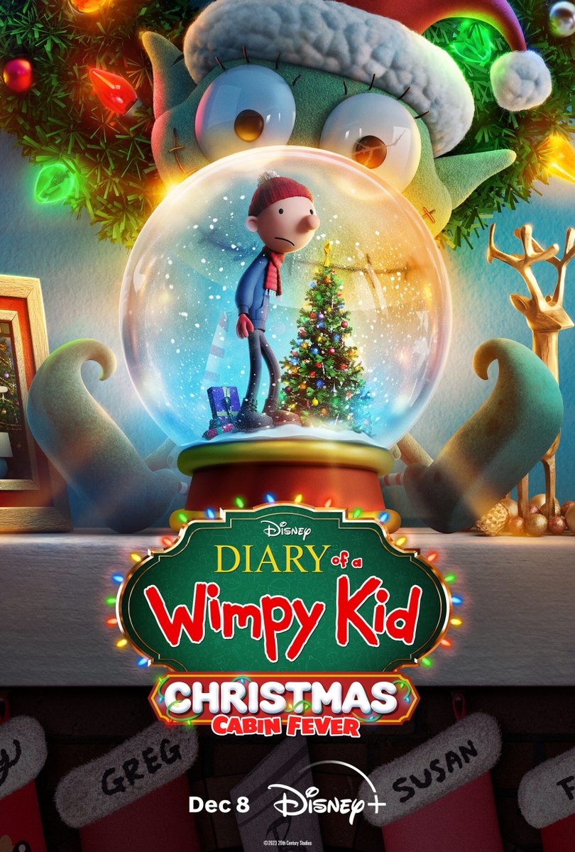 New Post: Disney+ Releases Trailer And Key Art For DIARY OF A WIMPY KID CHRISTMAS: CABIN FEVER, Streaming December 8 noreruns.net/2023/11/15/dis… #wimpykid #DisneyPlus @DisneyPlus @wimpykidmovie @DisneyStudios