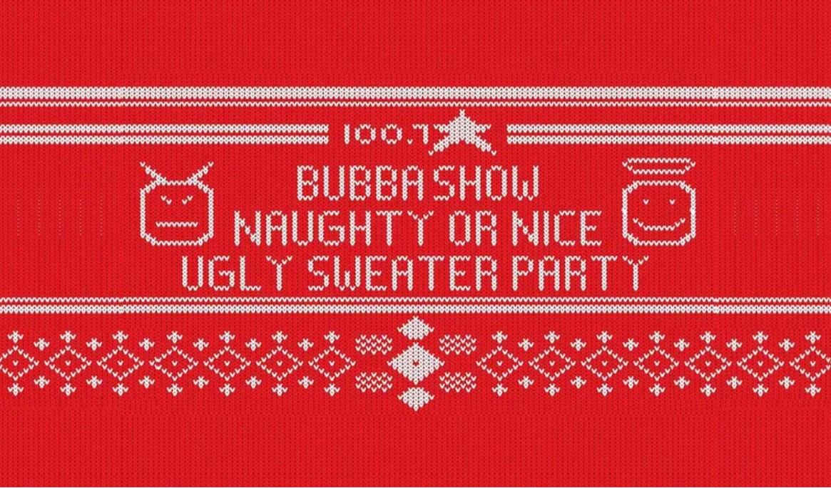 The Bubba Show Ugly Sweater Party is back benefitting the @PghFoodBank at Rivers Casino on Friday, December 1st! Get your tickets now for a night of food, drinks, dancing and much more! We can't wait to see you in your best or worst holiday attire! bit.ly/49tQZaA