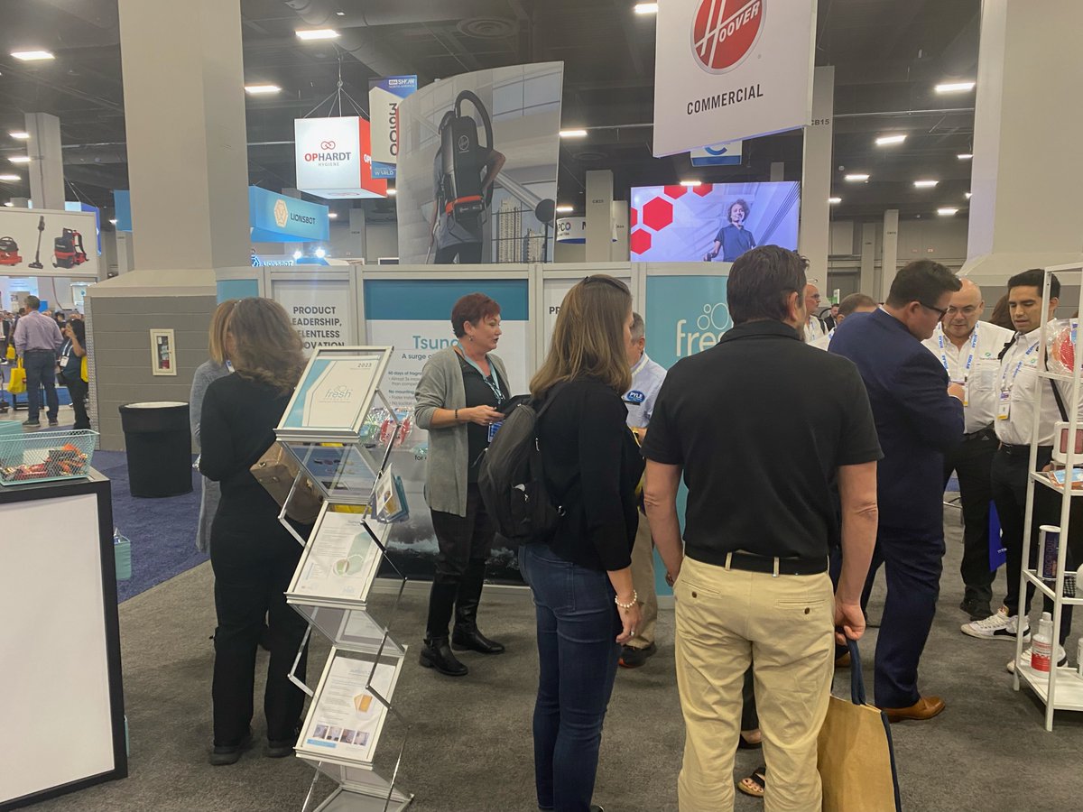 We had a wonderful first day at #ISSA2023 yesterday! Stop by our booth TODAY for a chance to win a Starbucks gift card!