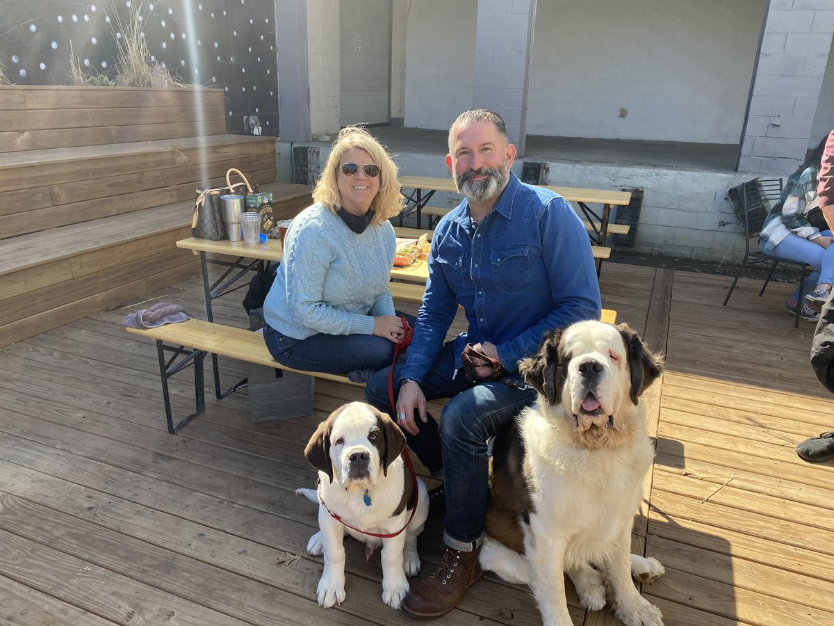 Crobb88's tweet photo. Mortimer is 3 years old today! He has not been an easy dog, but worth every Covid moment. Here are just a small sample of the pictures and videos, rivaling both our children. I will add some more in the replies . #stbernard #spoiled #handsome #smoothcoat #mismark https://t.co/8nXAlcprt0