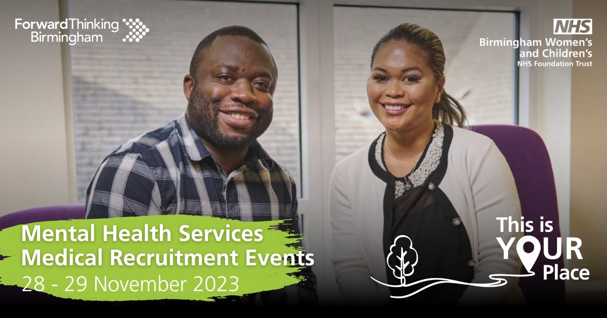 We are hosting a Mental Health Services Medical Recruitment Day for Psychiatrists, on Tuesday 28 November (5pm-7pm) and Wednesday 29 November (10am-12noon), where you can find out about the many mental health roles on offer.

Find out more on our website: orlo.uk/sLSnK
