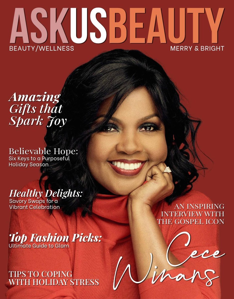 AUB is thrilled to unveil our Merry &amp; Bright Holiday Issue, featuring the incomparable <a href="/cecewinans/">CeCe Winans</a>. 

We've covered everything from gift guides to handling holiday stress and so much more. 

Head to our website to read Merry &amp; Bright for free now! 
askusbeautymagazine.com