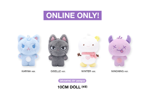 🇮🇩 INA G.O. ㅡ aespa week official md preorder ✨ 💜aespa 10cm