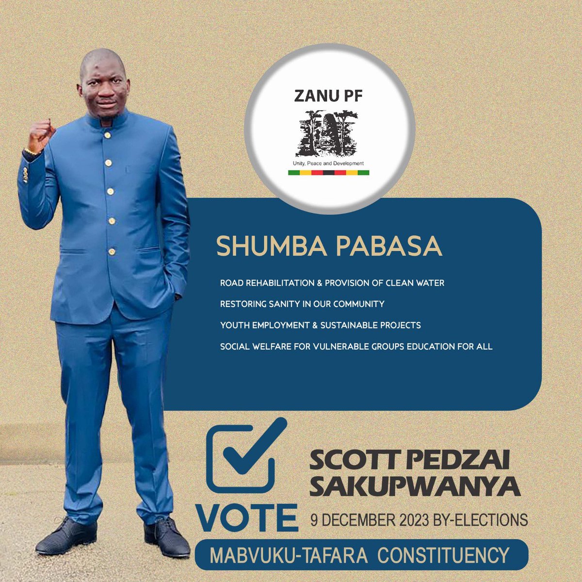 LivingLegend010's tweet photo. Famba Cde Scott famba 
This time tochigwinha, ground work yese kubva kuma roads yangova a done deal.
#Ichoo ✊️🇿🇼. 
@dhonzamusoro007.     @dereckgoto 
@ZANUPF_Official.      @Varakashi4ED https://t.co/t28XjHNF2B