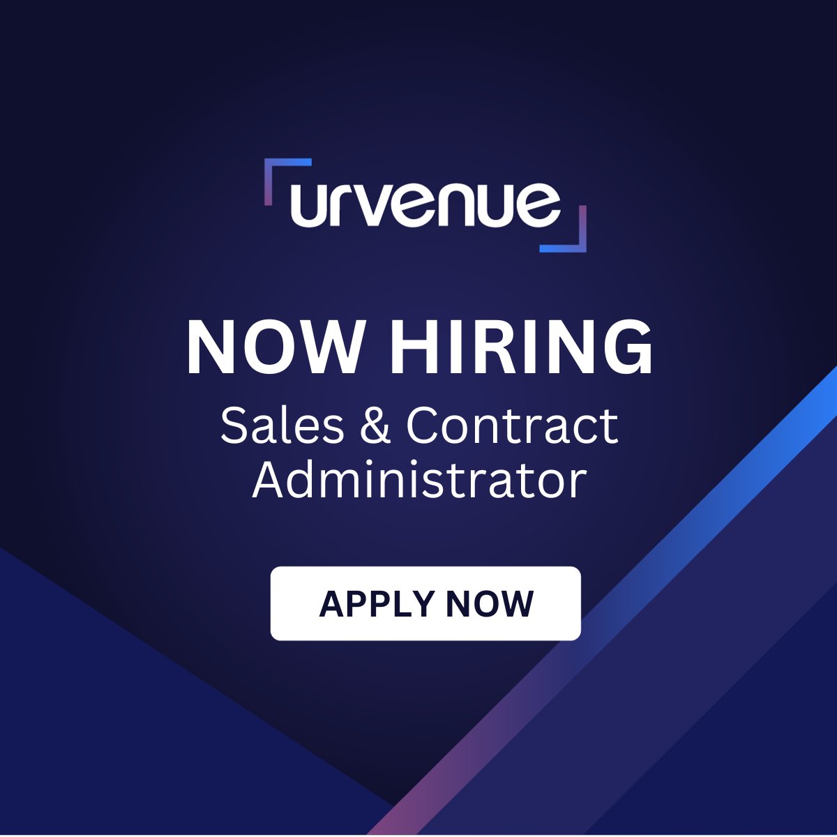 Want to join one of the fastest growing and most innovative companies in Las Vegas and the hospitality technology industry?  

We are hiring for a Sales &amp; Contract Administrator to support our growing sales team. 

urvenue.com/careers/