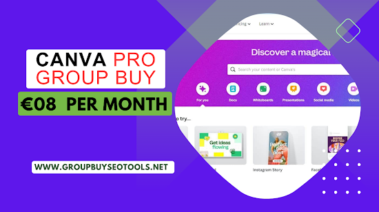 janetjacksonseo's tweet photo. 📣Join our Canva group buy and unlock unlimited design possibilities at a fraction of the cost. 💸💥 Don't miss out on this amazing opportunity to level up your content game. 🚀🌟 #CanvaGroupBuy #UnleashYourCreativity

@Ahrefs_GroupBuy 

Just  : 👉👉https://t.co/fuTaFRnlDr https://t.co/0AwEvc3WNE