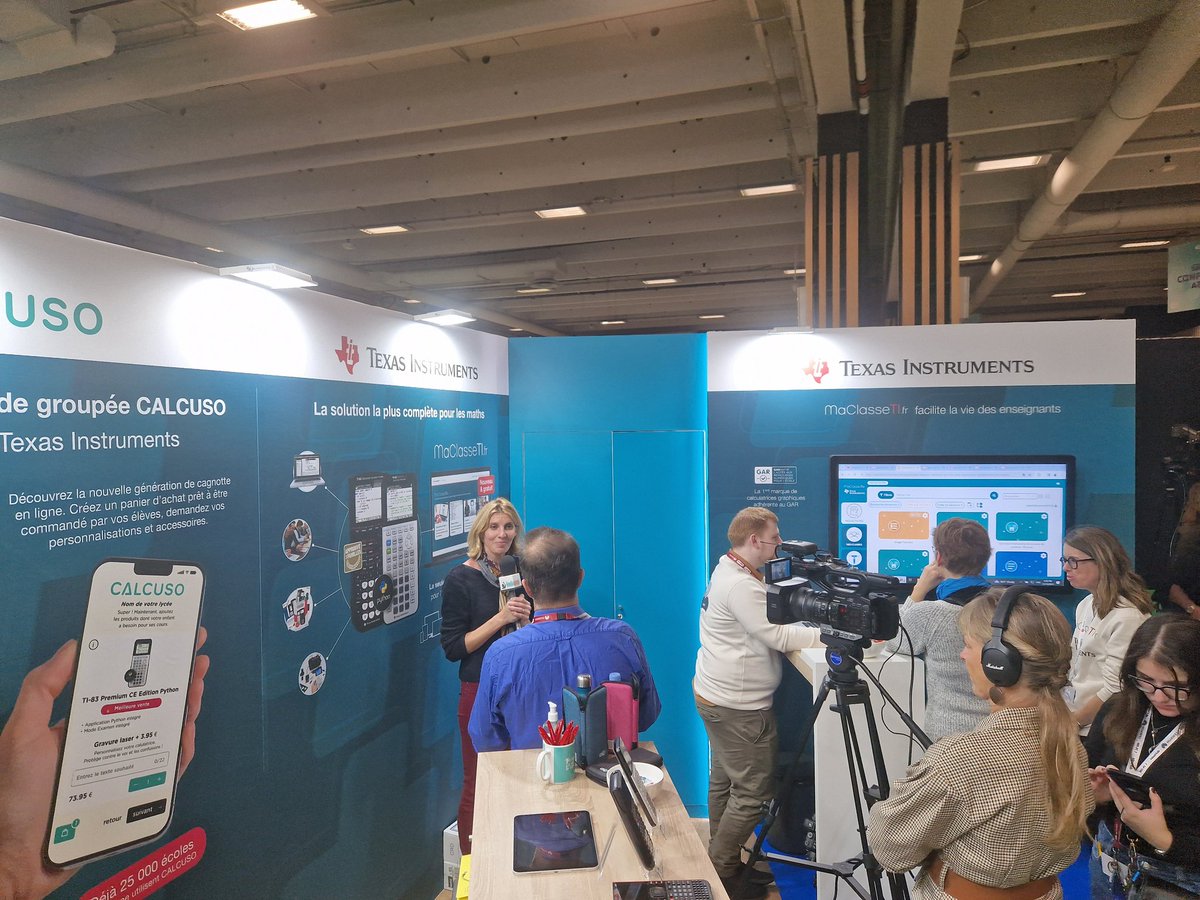 L'<a href="/AFINEF/">AFINEF</a> est l'invité de TI pour <a href="/ludomag/">@ludomag.bsky.social</a> sur le stand TI à <a href="/educatechexpo/">Educatech Expo</a>. TI est très heureux de faire partie de cette dynamique organisation, au service des acteurs de l'#éducation et des #edtech.
Rdv stand E51 jusqu'à vendredi.