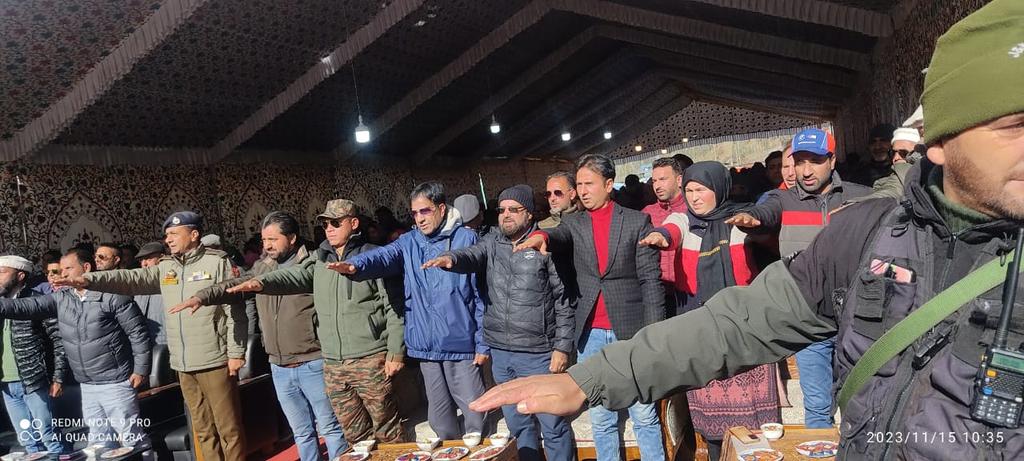 JKTRINSTITUTE's tweet photo. Launch of Viksit Bharat Sankalp Yatra by DC Bandipora @owais_ias @listenshahid 
#JanjatiyaGauravDivas 
#EmpoweringTribalsTransformingIndia
#VikistBharat
#HamaraSankalp #InclusiveGrowth
#TribalEmpowerment
#CulturalDiversity #JanJatiyaNayak
#AmritMahotsav
#CulturalPride https://t.co/P7GQEPdpLz