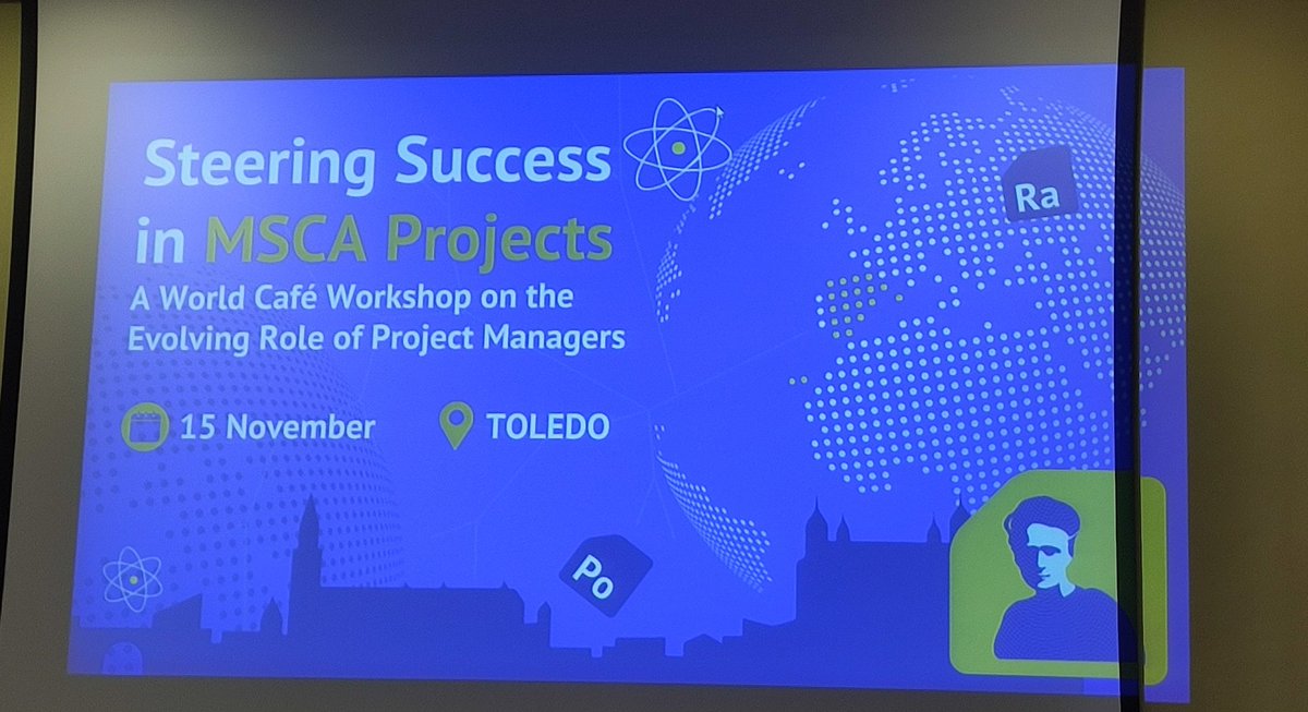 It's a wrap for the conference but #MCAA is currently hosting a satellite event "Steering success in #MSCA projects" with the our #ResearchManagement WG!! Join us if you are still in Toledo!!