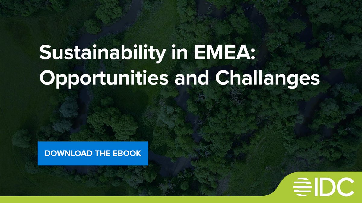 Read about sustainability and see opportunities and challenges in EMEA. 🍃
👉🏻 Download the eBook and find out: bit.ly/EMEAebook