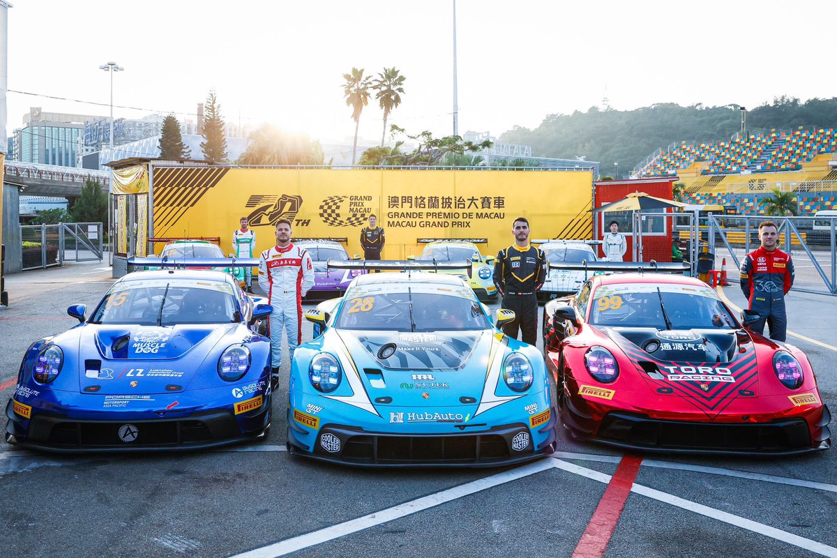 Welcome to Macau 😉 
I'm excited for the final race weekend of the season 🇲🇴 

#Porsche #MacauGP #RaceWeek