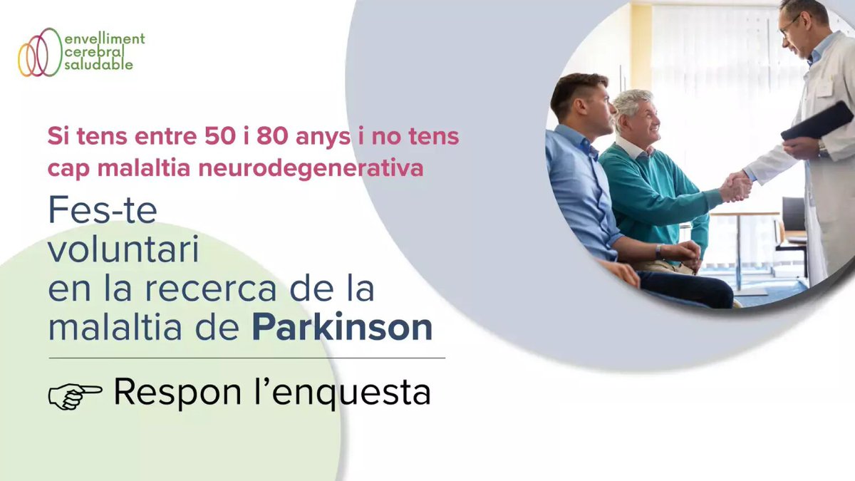 🧠 El diagnòstic precoç del #Parkinson és clau per frenar el procés de #neurodegeneració.

📋 El #CLÍNIC-<a href="/idibaps/">IDIBAPS</a> lidera l'estudi #HEBA, que vol obtenir informació de persones sanes i identificar les que tenen més risc de desenvolupar-ho.

➕ info ▶️ bit.ly/43LbE68