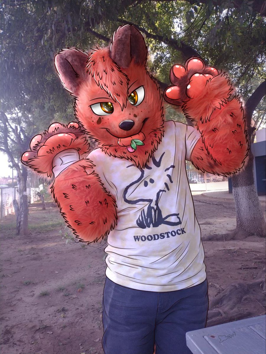 Frakyarts's tweet photo. Rawr!!!!!
Cuidado que se acerca super tierno y con una furia de acabar contigo de ternura ÙvÚ
Comisiones terminadas :3
Gracias por tu apoyo ^^
Brayan Navarrete ❤️✨🧡
#furryart #fursuiter #edit #overdraw #furryartist #comisionesabiertas https://t.co/wihMc0e5C4