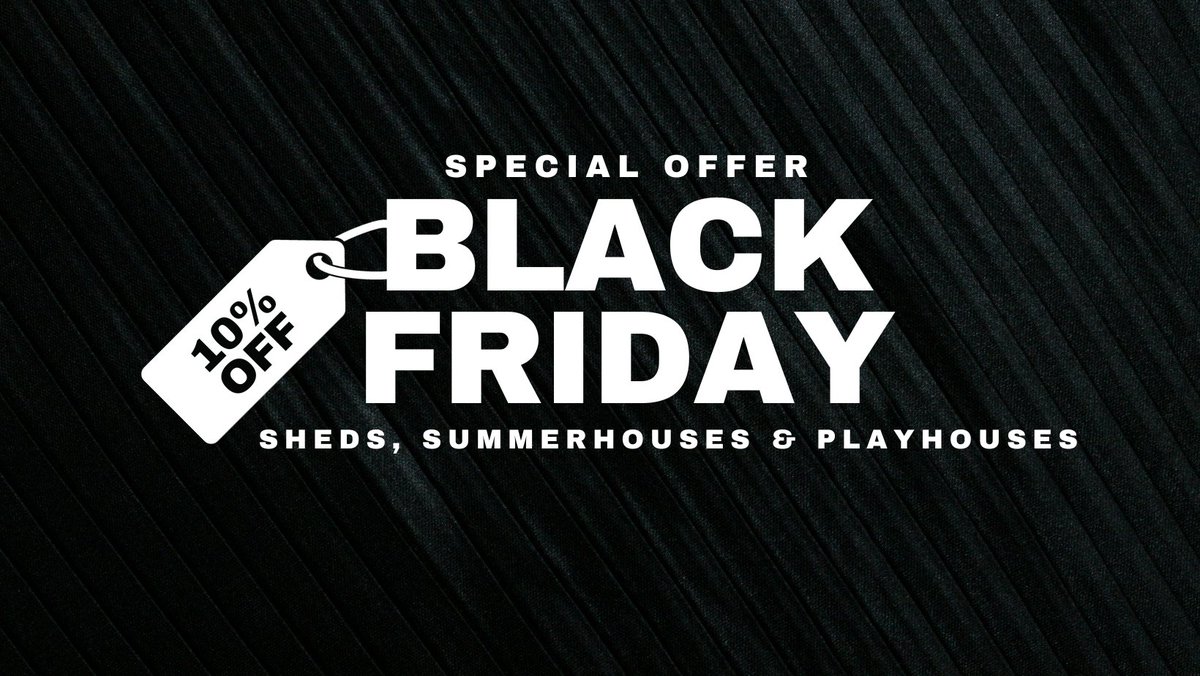 It has landed! Get 10% off sheds, summerhouses or playhouses! Discover your new space with us.
