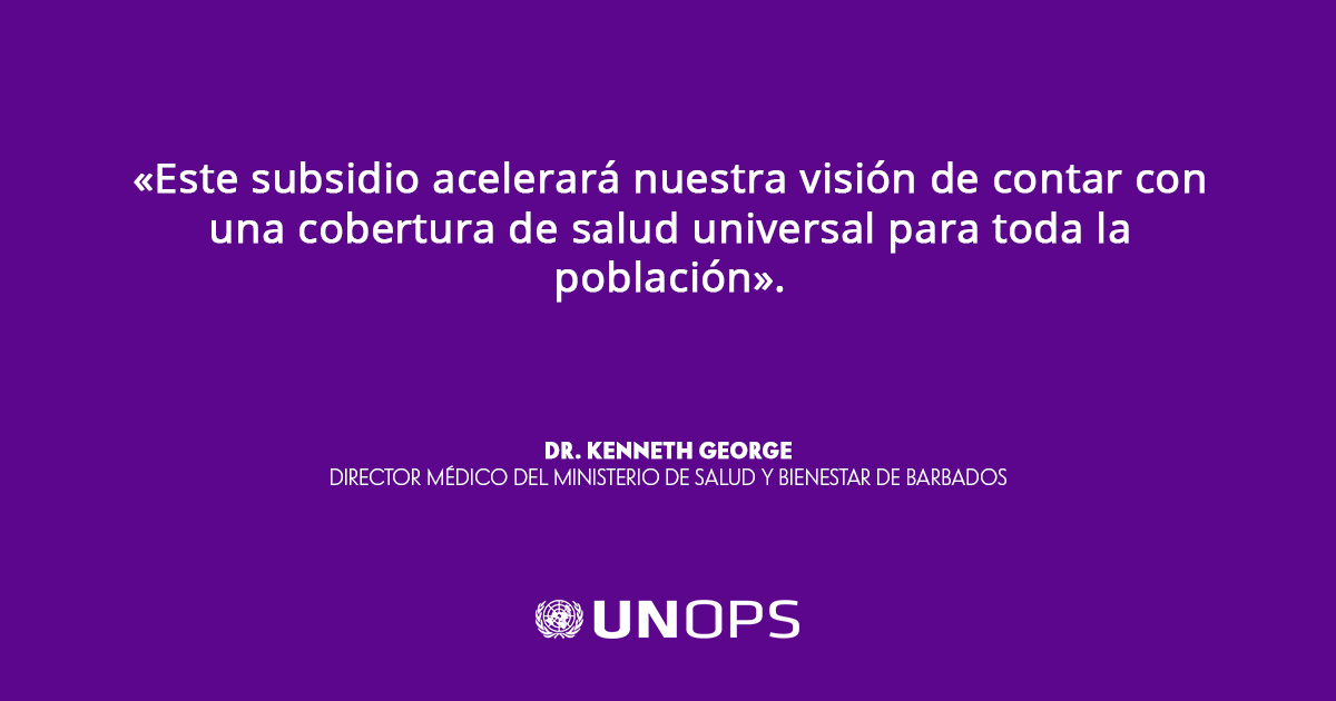 Estamos trabajando con el Gobierno de Barbados, el Fondo de Alianza para el Desarrollo entre la India y las Naciones Unidas y @UNOSSC para proporcionar equipos médicos básicos a los hospitales públicos de todo el país. bit.ly/3SA25Vt | #ODS3