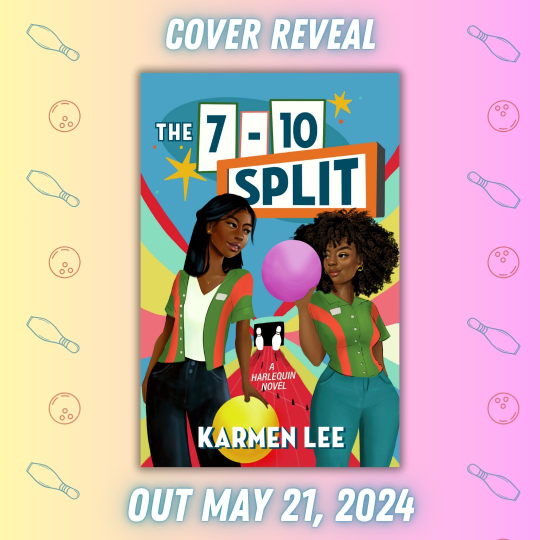 It's finally here! It's officially COVER REVEAL DAY for The 7-10 Split coming May 21, 2024 from Afterglow Books (@HarlequinBooks)! For lovers of: -Sapphic romance👩🏾‍❤️‍💋‍👩🏾 -Small towns🏠 -Second Chances 💞 -Bowling rivalries🎳 This one is for you! 💜 Preorder (bit.ly/The7-10Split)