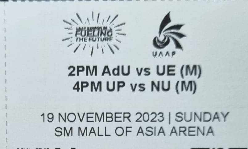 ntgbUP's tweet image. Tickets for UP vs NU game available tomorrow ‼️

Where: UP Varsity Training Center 
When: 9am, November 16, Thursday

✅️Bring UP ID 
✅️LB and UB available 
✅️strictly 2 LB per UP ID only 

LB and UB available for sale.

#nowheretogobutUP #UPFight