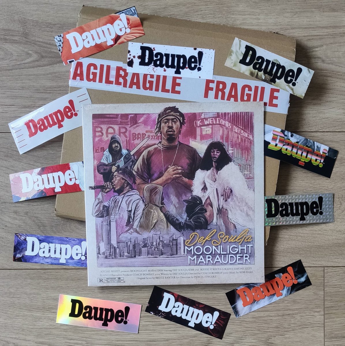 Kris Kromanski (@kriskromanski) on Twitter photo S/O <a href="/DaupeMedia/">Daupe! </a> 4 mail drop 📦🙏🏾
"MOONLIGHT MARAUDER"
<a href="/DefSoulja/">R.A.S 🪖</a>
Just received this gem - get ready to spin yo! Entirely produced by <a href="/sebbmode/">sebb bash media</a> n features by <a href="/JaeSkeese/">Ground Level Era</a>, <a href="/sleazemcnair/">Jizzy Blanco</a>, <a href="/RainaSimone_/">Raina Simone</a>! Right NOW a small restock is available at DAUPE here:
👉🏾 daupe.bandcamp.com/album/moonligh… S/O <a href="/DaupeMedia/">Daupe! </a> 4 mail drop 📦🙏🏾
"MOONLIGHT MARAUDER"
<a href="/DefSoulja/">R.A.S 🪖</a>
Just received this gem - get ready to spin yo! Entirely produced by <a href="/sebbmode/">sebb bash media</a> n features by <a href="/JaeSkeese/">Ground Level Era</a>, <a href="/sleazemcnair/">Jizzy Blanco</a>, <a href="/RainaSimone_/">Raina Simone</a>! Right NOW a small restock is available at DAUPE here:
👉🏾 daupe.bandcamp.com/album/moonligh…