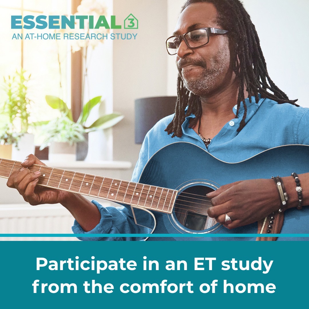 essentialtremor's tweet photo. An at-home research study for people living with essential tremor is now enrolling. Learn more today: https://t.co/rB4w8w5hU7.
#clinicaltrial #essentialtremor #MoreThanTremor #Essential3 https://t.co/0Ix4ZOrX5T