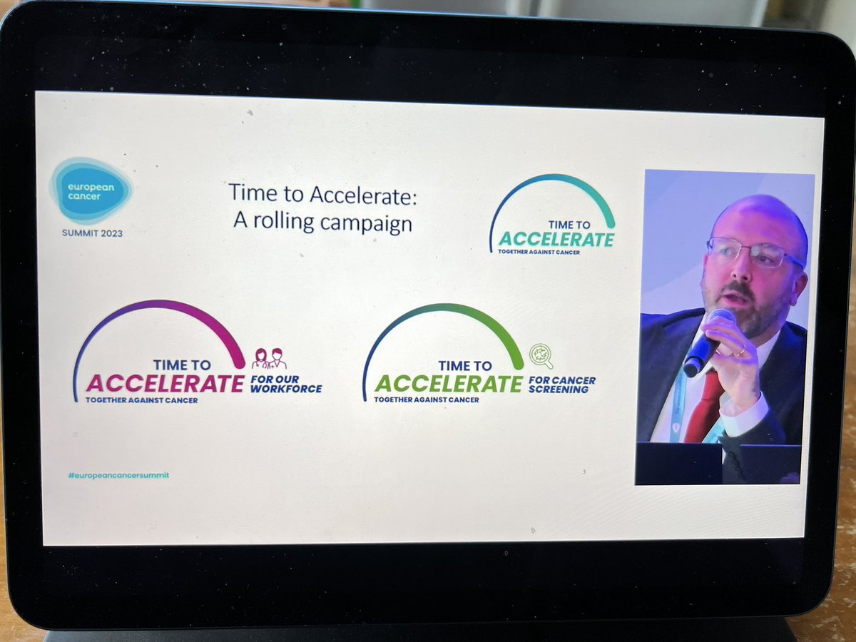 Time To Accelerate:  Europe’s Beating Cancer Plan & 2024 European Parliament Manifesto Launch with @SKyriakidesEU and @EuropeanCancer: need to collaborate!
Great to be able to take part #EuropeanCancerSummit connecting remotely on behalf of @WorkWithCancer #WorkingWithCancer
