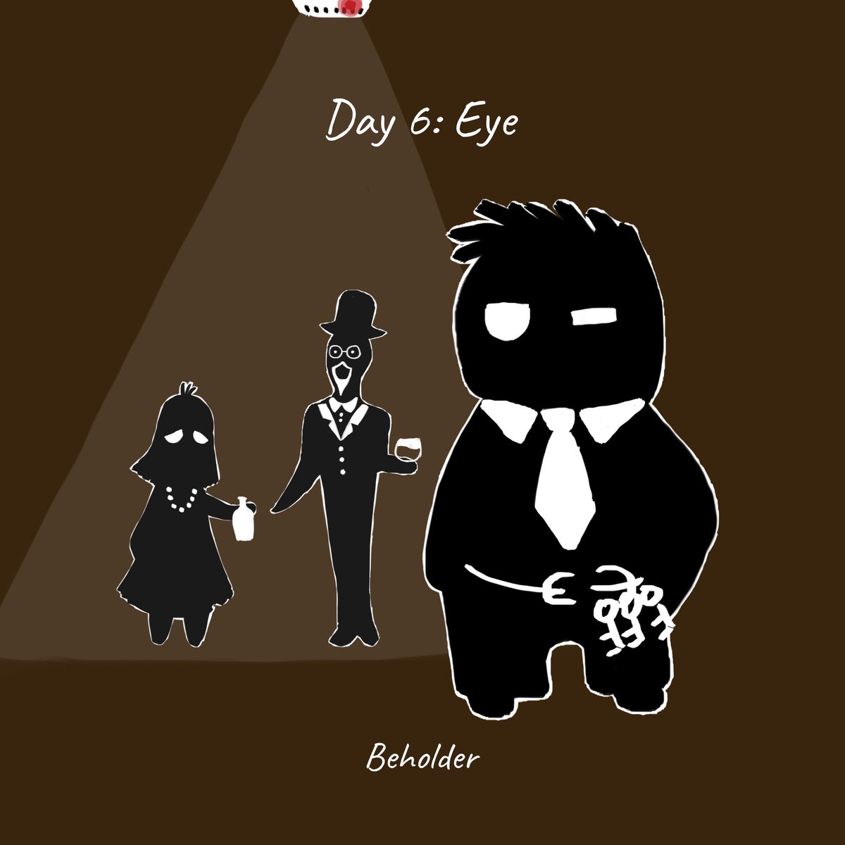 EXposse_games's tweet photo. Day 6: Eye [Game: Beholder]
This is a game of surveillance, where you play as the landlord spying on the tenant to report them to the state if they break the law.

#Peachtober23 #inktober2023 #fanart #beholder #beholdergame #orwellian #totalitarian https://t.co/qs69xSbLeC