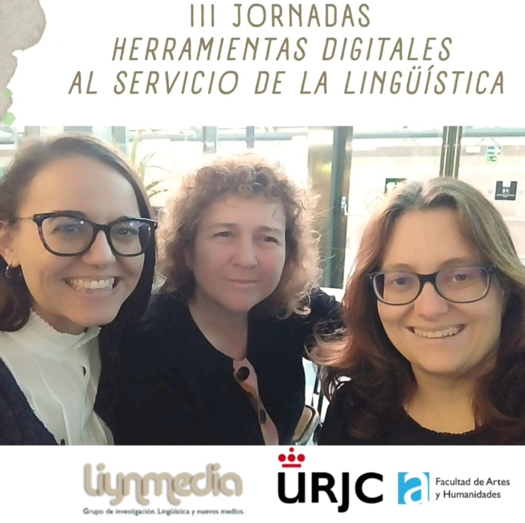FAH_URJC's tweet photo. 🗣"III Jornadas: herramientas digitales al servicio de la lingüística” (prof. Cristina V. Herranz).
💡En la segunda sesión habló la prof. Natividad Hernández Muñoz (@usal), sobre todas las aplicaciones y cálculos de disponibilidad léxica 🎉
#Lingüística #liynmedia #lexpro #dlex https://t.co/06eu9qgA7I