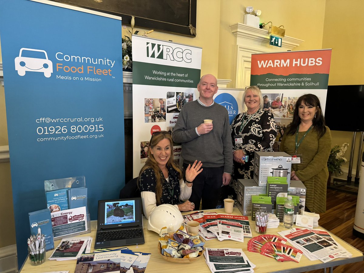 WRCC stand at WALC Annual Conference. Lots of conversations about #warmhubs, #villagehalls Community Food Fleet #mealsonwheels, our community oily syndicate and Back & 4th #communitytransport