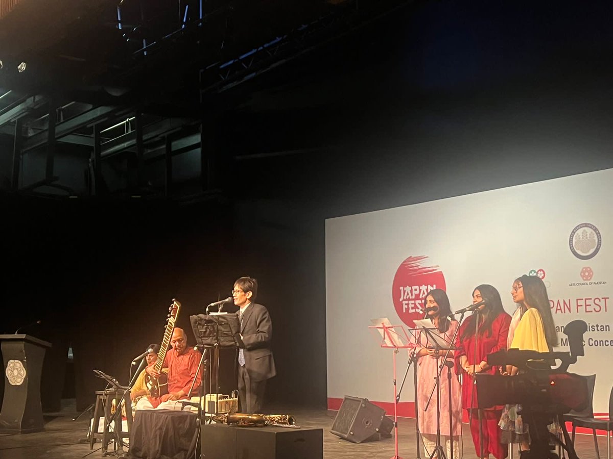 murtazawahab1's tweet photo. Happening right now the Japan Fest 2023 at Arts Council Karachi. Fantastic fusion of Pakistani &amp; Japanese Music 👏 https://t.co/1F4UrNhbDZ