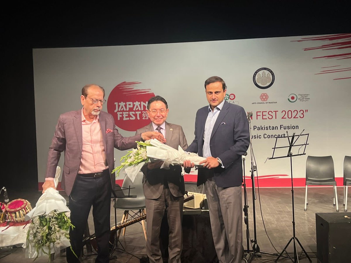 murtazawahab1's tweet photo. Happening right now the Japan Fest 2023 at Arts Council Karachi. Fantastic fusion of Pakistani &amp; Japanese Music 👏 https://t.co/1F4UrNhbDZ