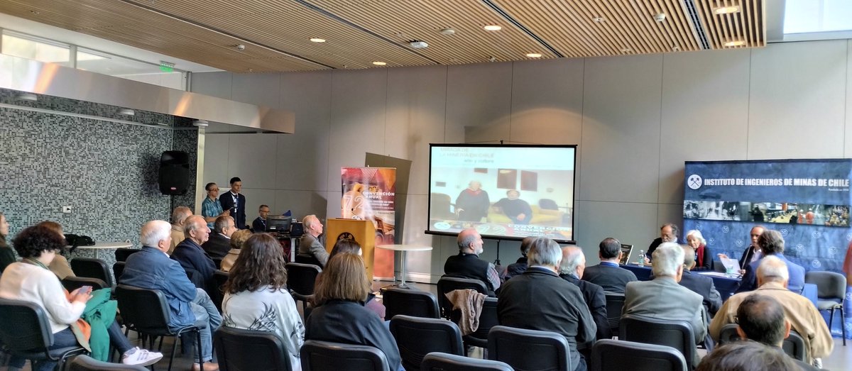 La Cámara Minera de Chile presente en la 72° Convención del Instituto de Ingenieros de Minas de Chile, IIMCh
<a href="/patocartagen/">Patricio Cartagena Diaz</a> <a href="/JennyJARojas/">Jenny Rojas</a> <a href="/BrendaQ_Paz/">Brenda Quisberth Paz</a> <a href="/IIMCh/">Ingenieros de Minas</a>