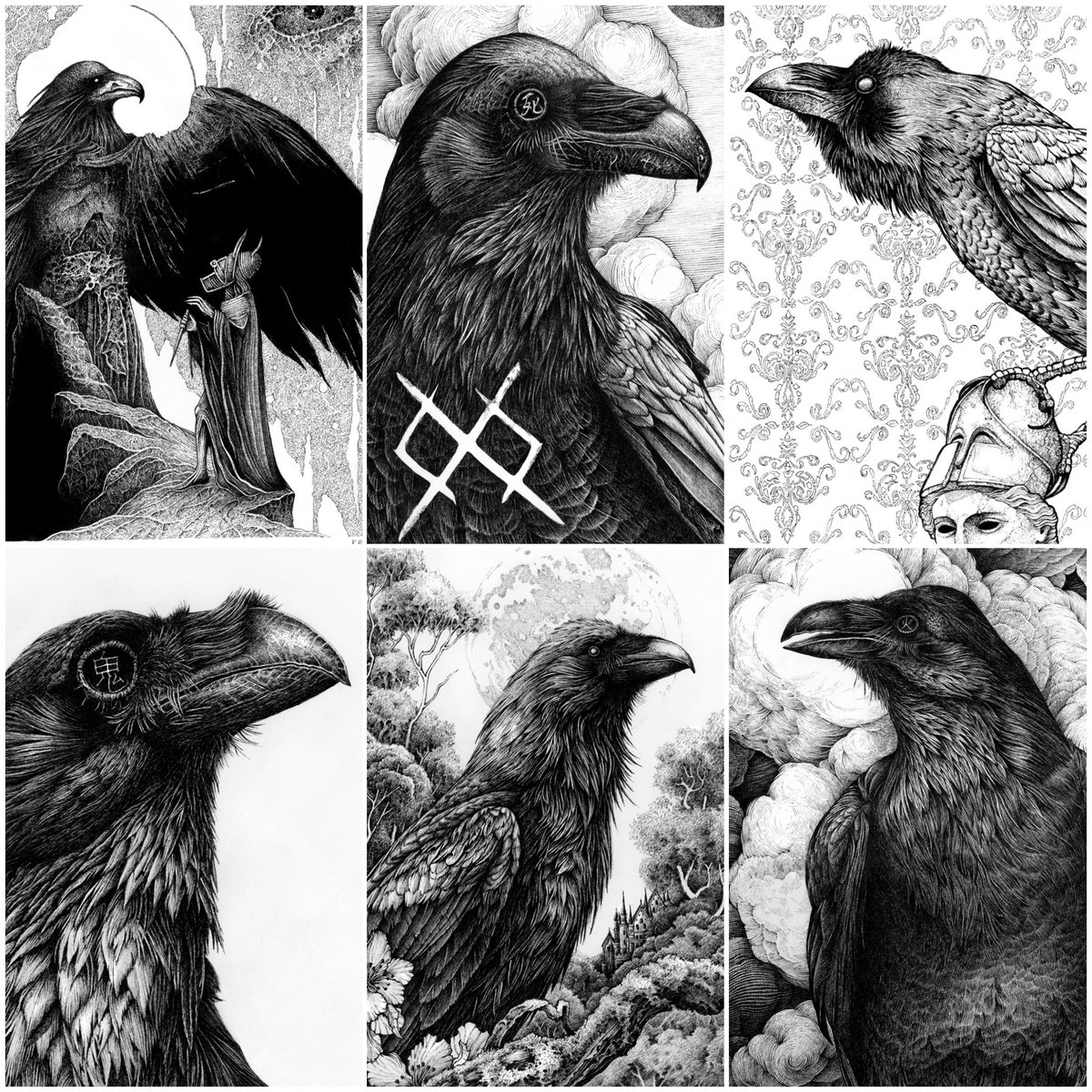 KarlTrewhelaArt's tweet image. Gm 🖤
I love adding to my raven collection