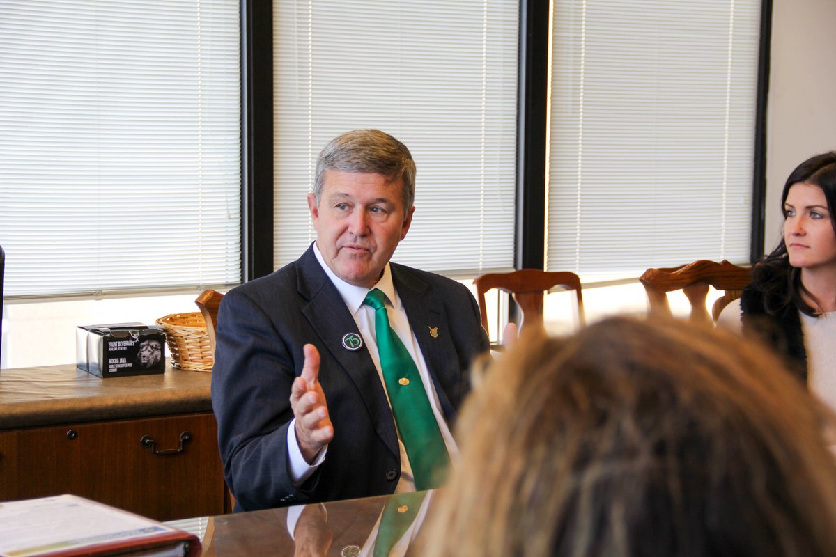 We thank <a href="/wvsosoffice/">WV Secretary of State</a> Mac Warner for visiting with us and some of our board members yesterday to discuss the new West Virginia Businesses Against Trafficking (WVBAT) Initiative. Learn more at sos.wv.gov.