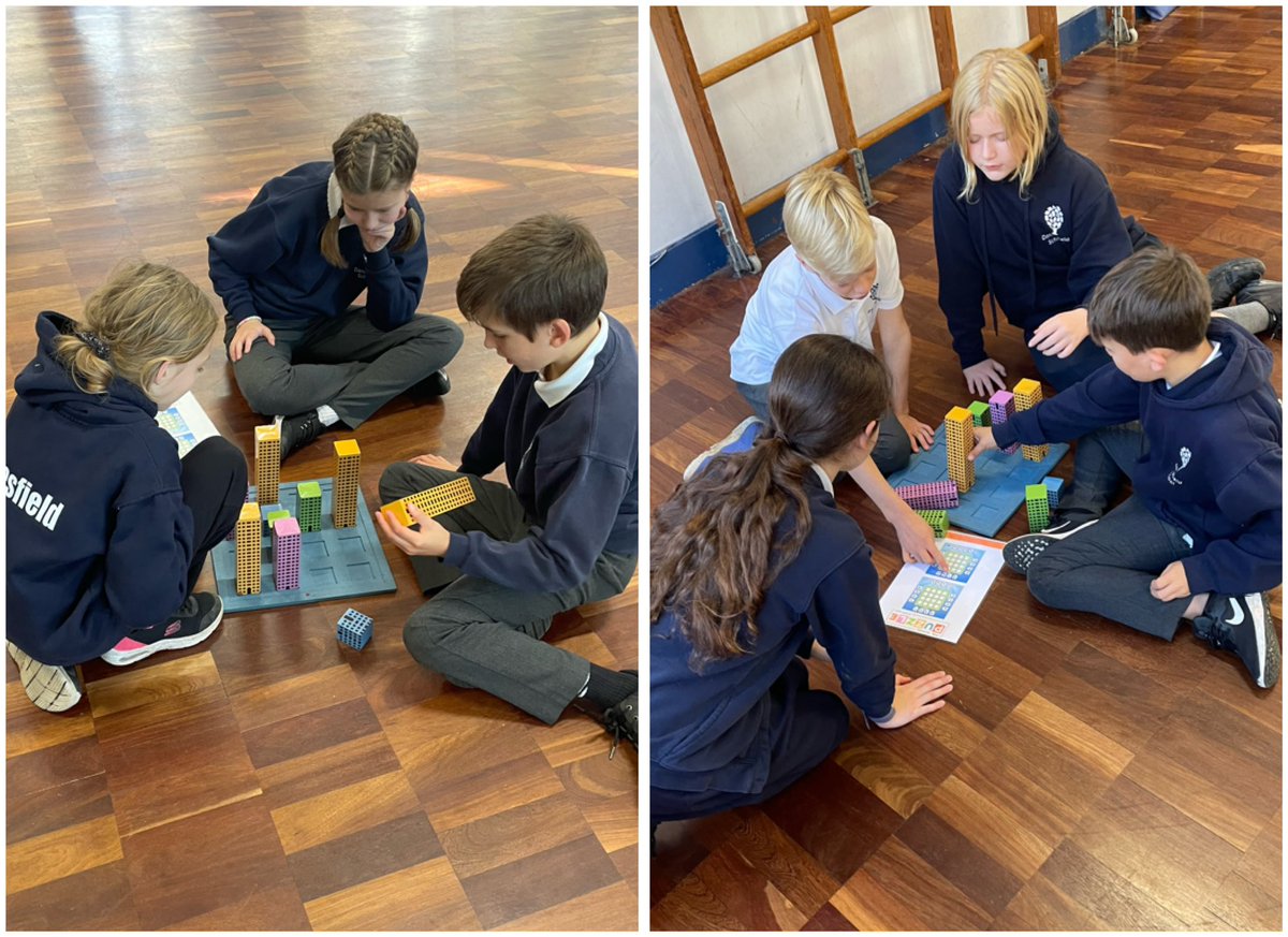 We loved our maths workshop with @problemsolveit this afternoon, solving mathematical problems as a team! @DanesfieldSchl @maths_week