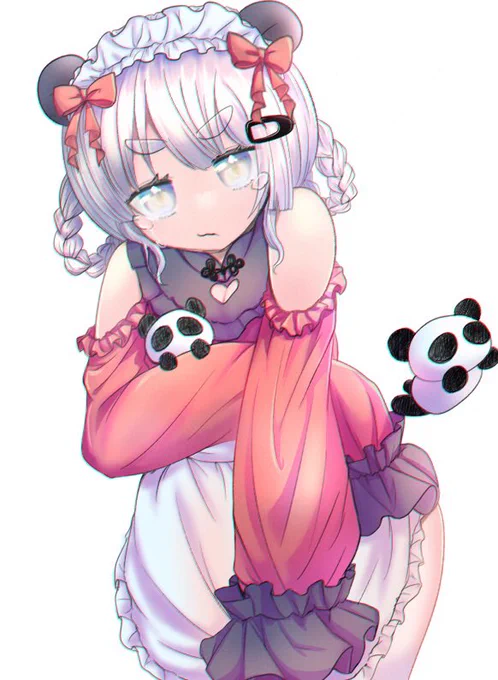 昔描いたケモ耳付きの子達再掲 
