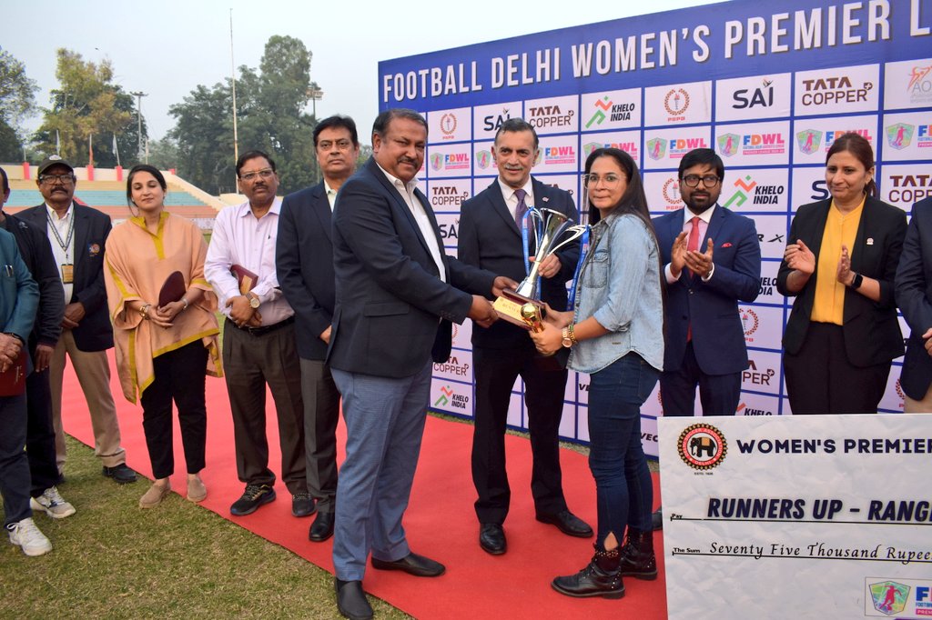FootballDelhi's tweet photo. ๐๐๐๐๐๐๐ ๐๐ ๐๐๐๐๐๐๐ ๐ฅ
Rangers SC has secured the second place in the FD WOMEN'S PREMIER LEAGUE 2023-24 ๐
We would like to express our gratitude to the management for making this league a grand success ๐ฏ
#FootballDelhi #FDWPL #IndianFootball https://t.co/lMUndtTQUP