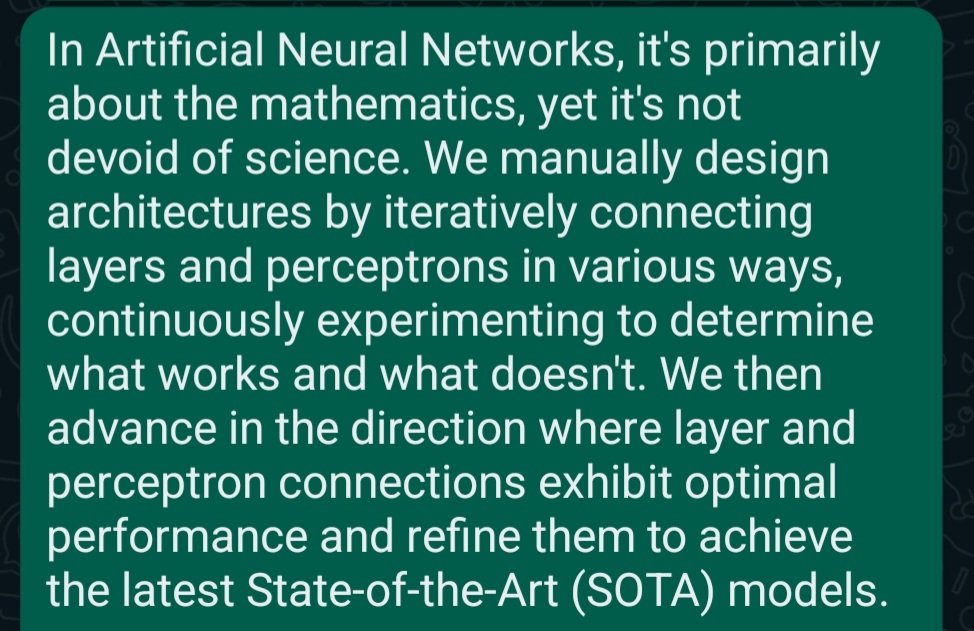 rishikreddyl's tweet photo. Artificial Neural Networks: Math-driven architecture experimentation leads to cutting-edge SOTA models https://t.co/GWNS4tZvUy