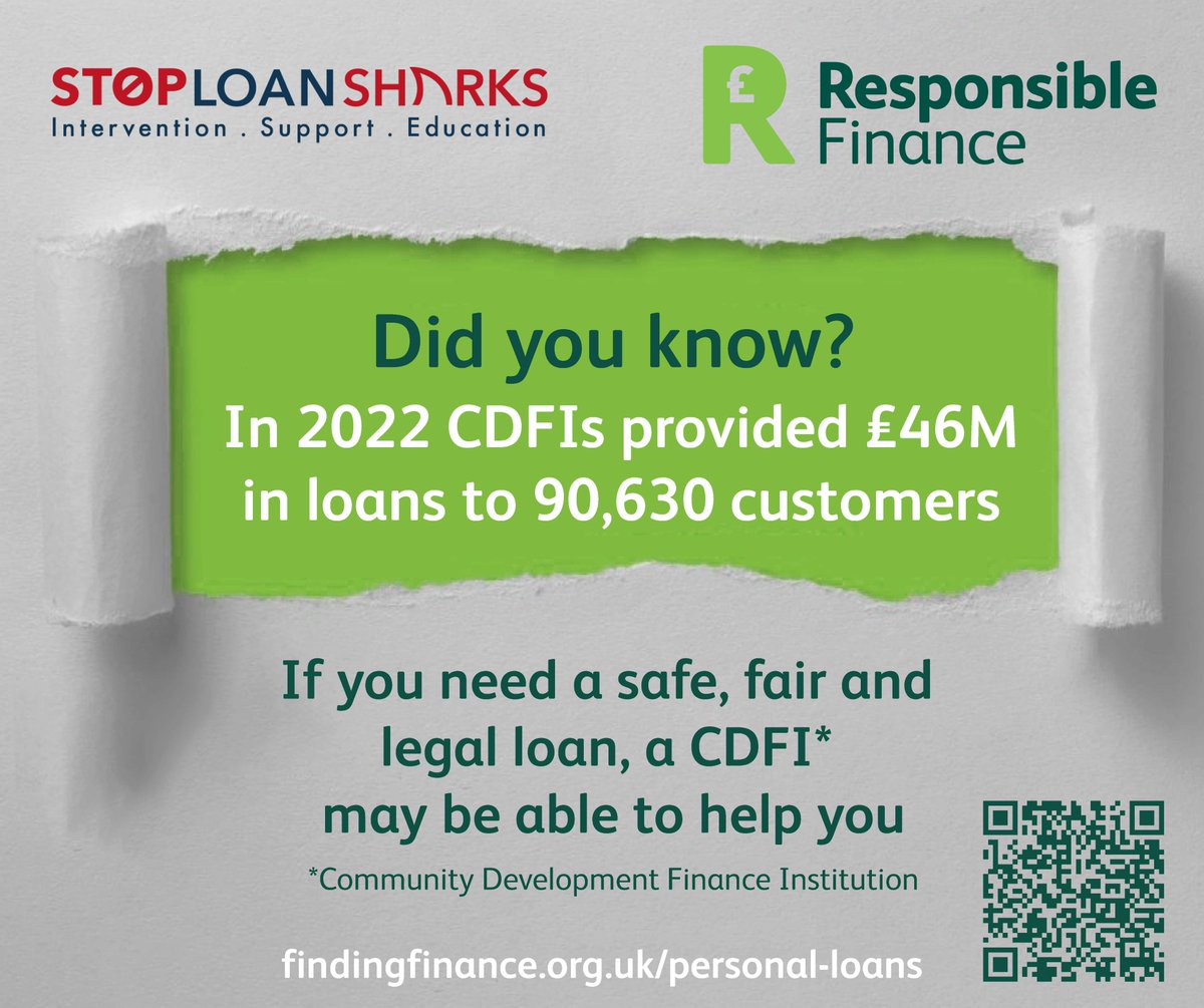 💡 Did you know that our members are Community Lenders, also known as CDFIs? They offer flexible, fairer &amp; safe credit options. Share and help more people say goodbye to illegal money lenders! 🚫#PersonalLoans #CommunityLending <a href="/SLSEngland/">Stop Loan Sharks England</a> 

findingfinance.org.uk/personal-loans