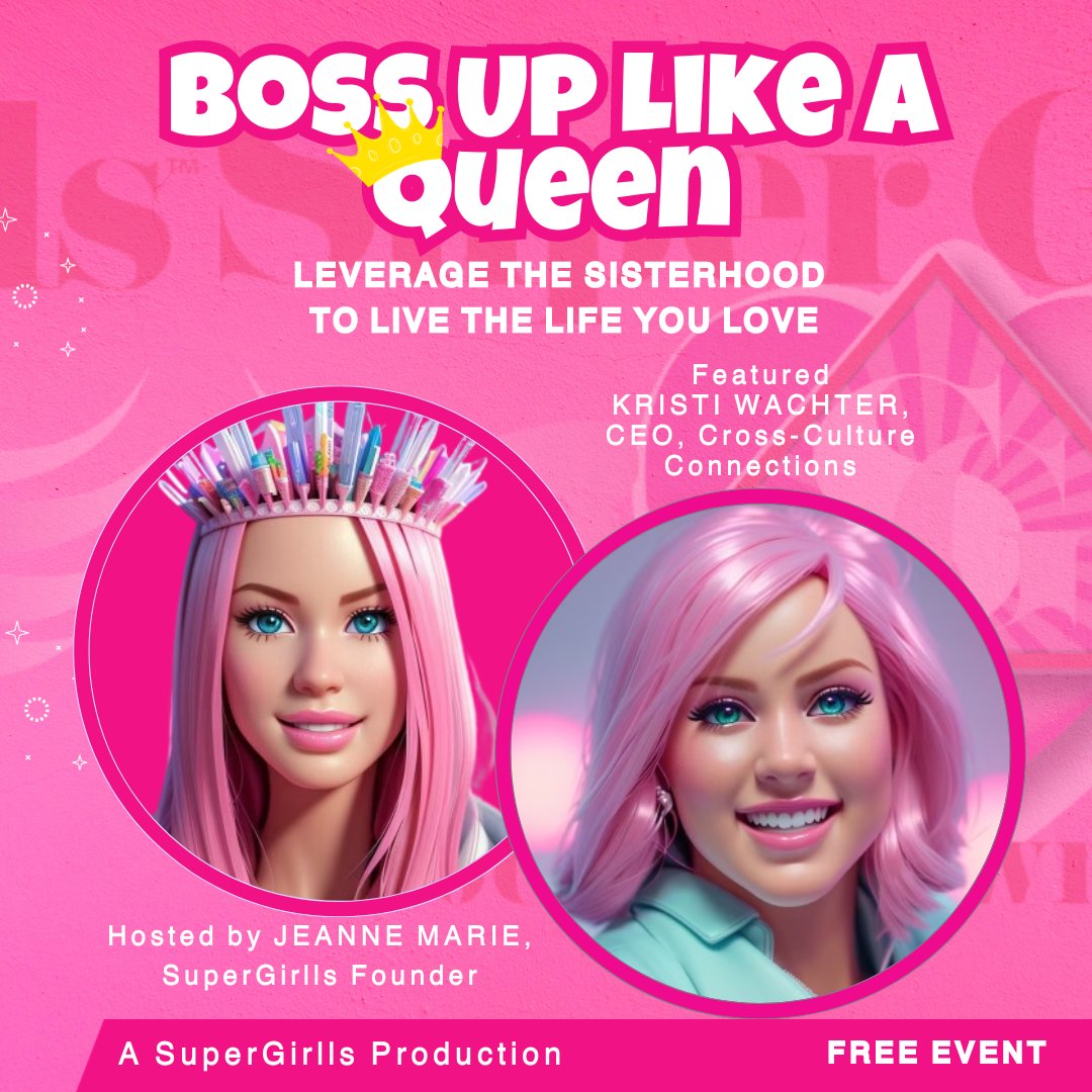 Hey ladies, ever feel like you need that extra push to reach your goals? Join me and 20 other amazing girl speakers at the Boss Up Like a Queen Summit. Boss Up Now bossuplikeaqueen.com/kristywachter #WomenSupportingWomen #BossUp #queenssupportingqueens #itsallaboutthesisterhood #girlboss