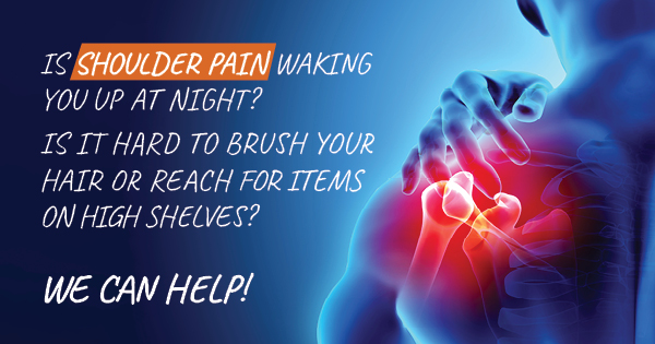 Is shoulder pain keeping you from brushing your hair or grabbing dishes off the top shelf? Visit us online to learn how we can help!
  
1l.ink/TJRXFNM

#ShorelinePT #PhysicalTherapy #PhysicalTherapist #ShoulderPain