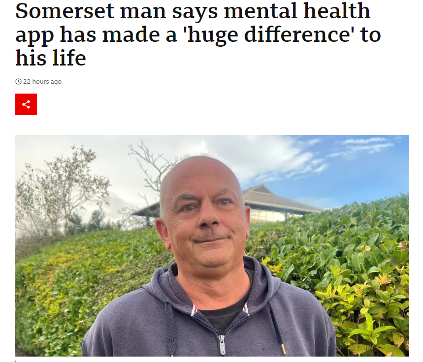 A great story about how the Open Mental Health funded, Unbreakable Men app, is making a real difference to men in Somerset. Read more about the app created by our partner @SASPsomerset in the BBC article below: rb.gy/el26rs #mentalhealth #mensmentalhealth #Somerset