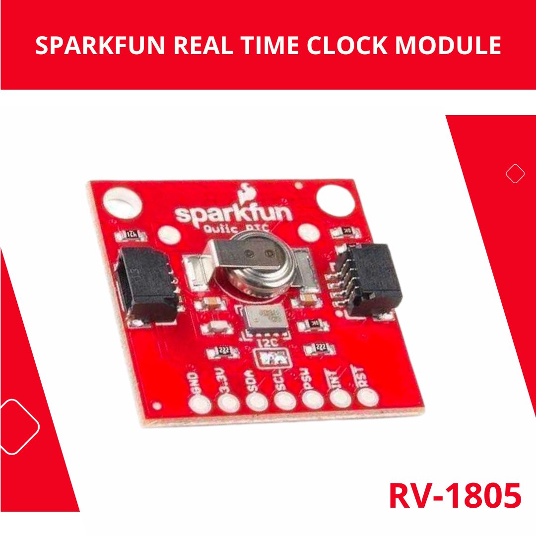 A Qwiic-enabled breakout board for the RV-1805 chipset. The RTC is ultra-low power so it can use a supercapacitor for backup power instead of a normal battery.
tinyurl.com/yptu7m4h
#qwiic #rv1805 #supercapacitor #lowpowerrtc #coolcomponents #Mondayvibes