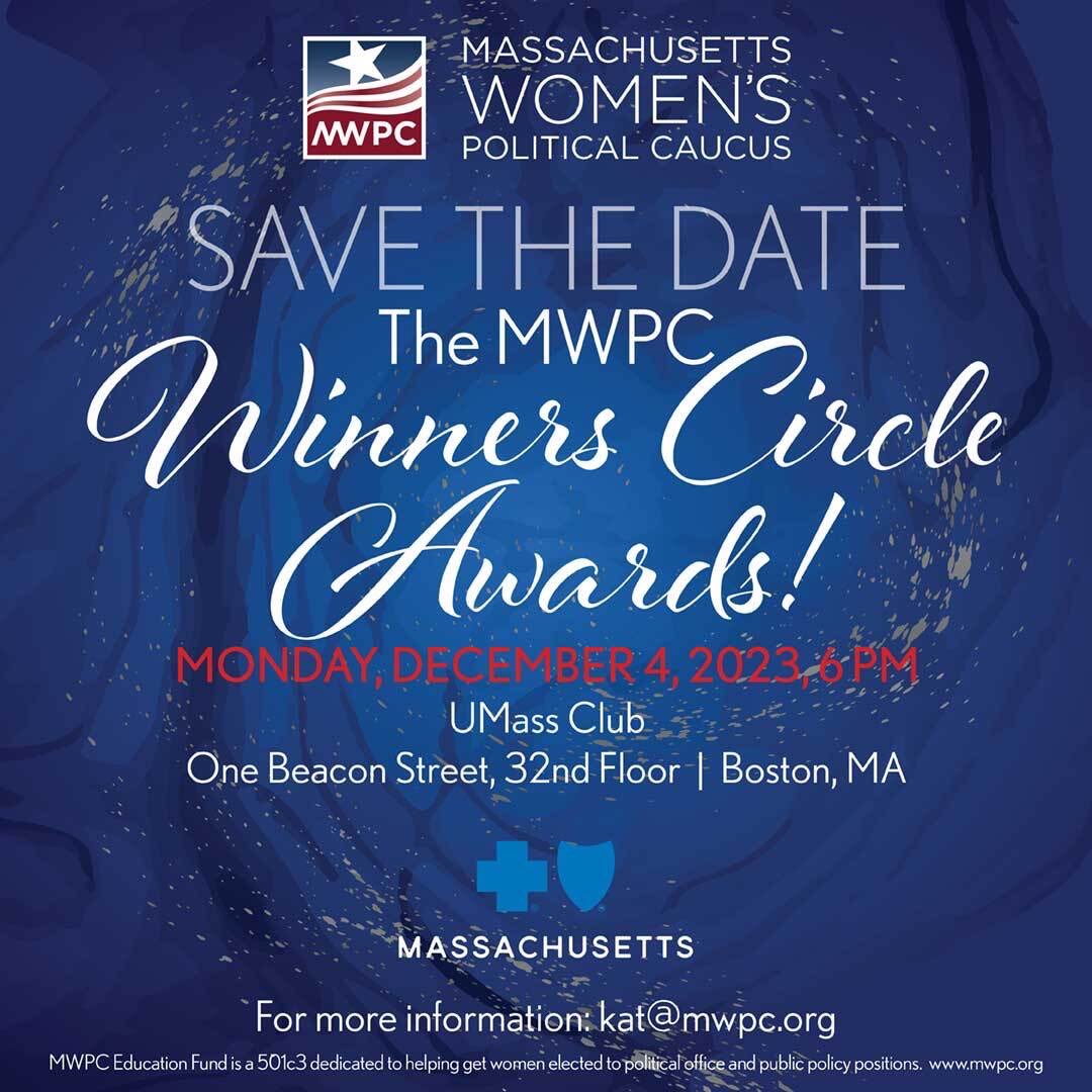 Join us! Only 21 days until the MWPC Winners Circle Awards, December 4th at 6pm. Get your tickets today and join us for this celebratory event at the UMass Club. Register using the link below! secure.everyaction.com/Yagbdiu_PkiYQV…