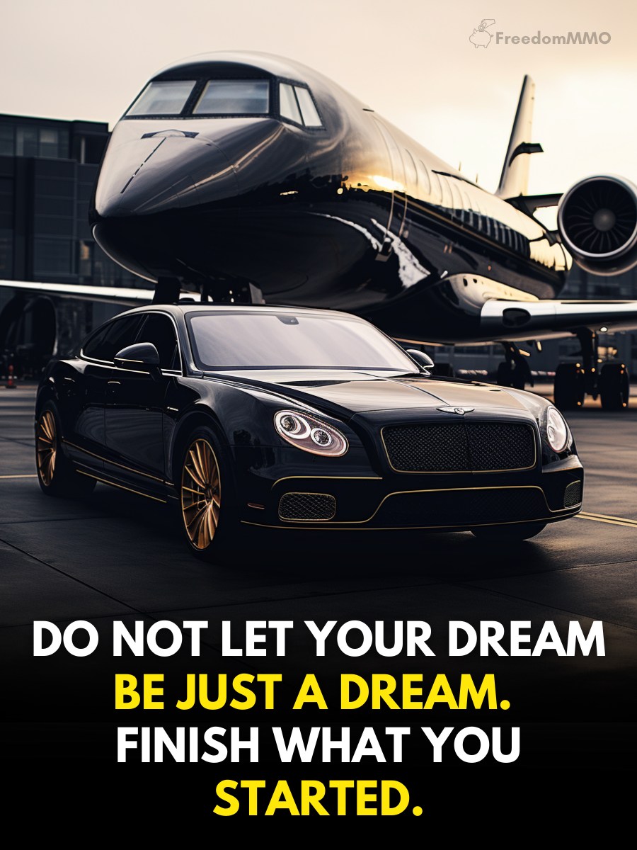 Finish what you started.

#Motivation #Workhard #Determination #Sidehustle #Workfromhome #FreedomMMO