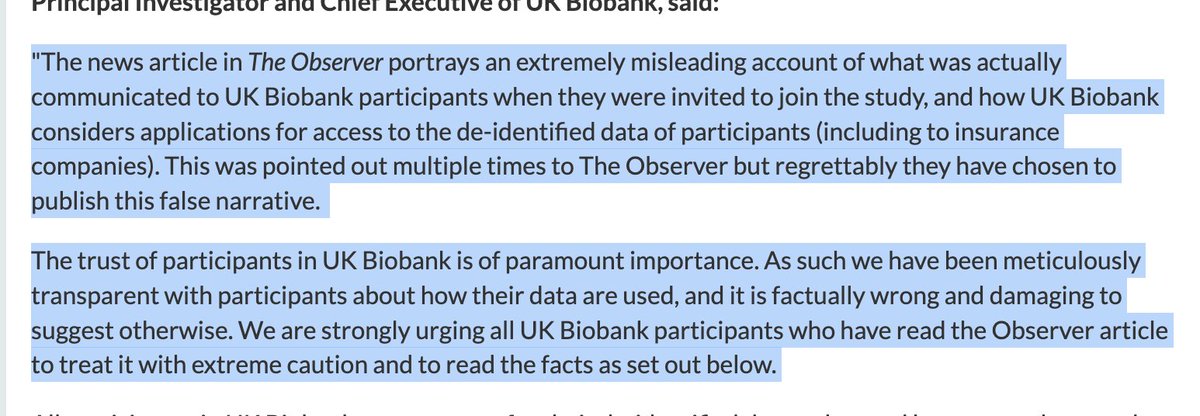 Sounds like it was all a panic manufactured by the press. But doctors with hundreds of thousands of followers here are more than happy to propagate misleading info before hearing all the details. 

ukbiobank.ac.uk/learn-more-abo…